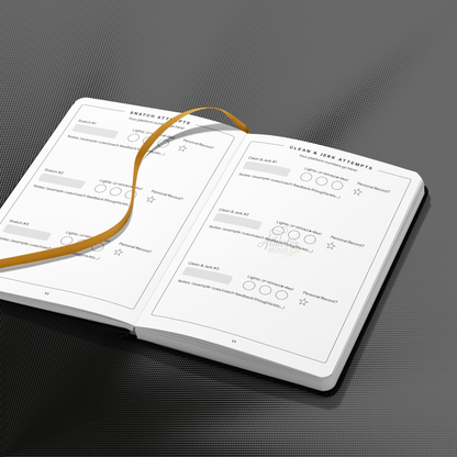 My Weightlifting Competition Journal - Volume 1